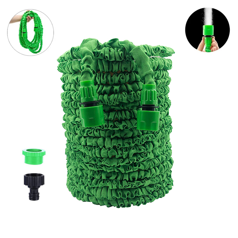 Flexible Hose Braided - 25FT-200FT Expandable Garden Watering Hose High