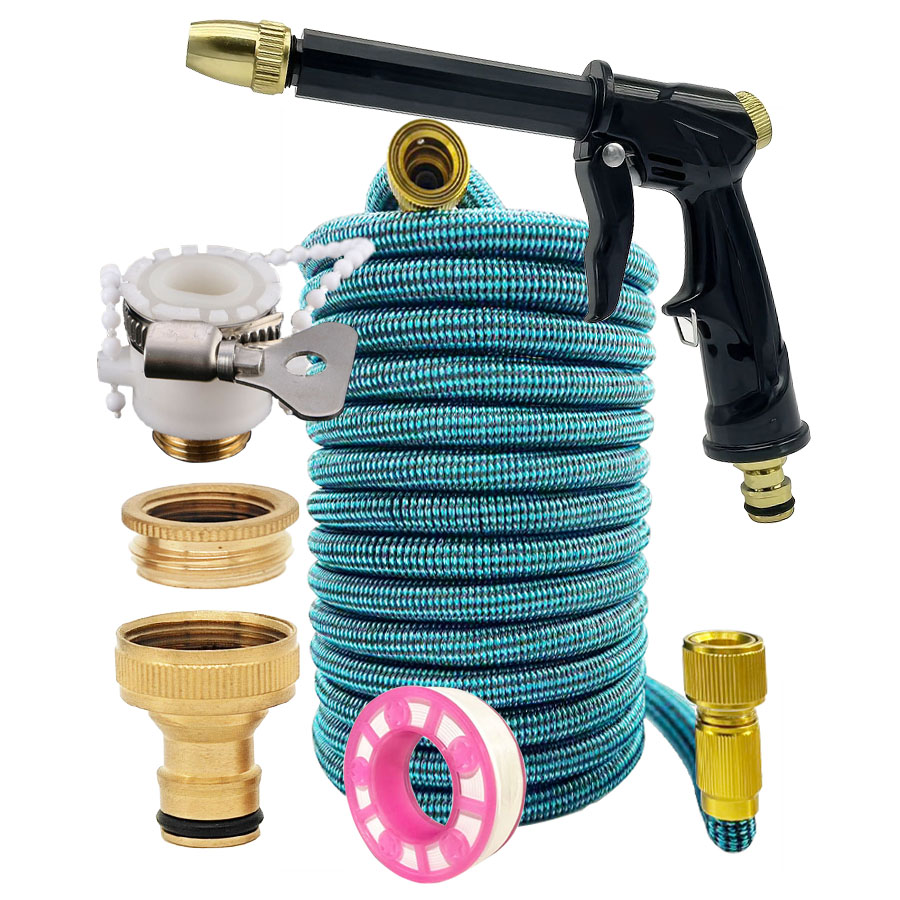 Flexible Hose Braided - Expandable Garden Watering Hose High Pressure