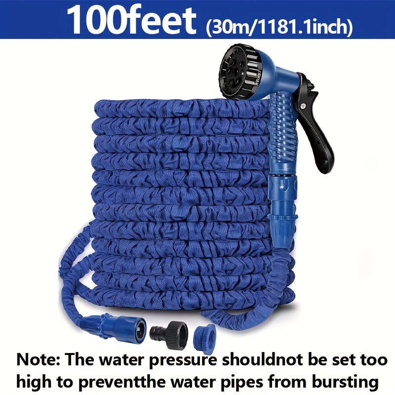 Flexible Hose Braided - 25FT-200FT Expandable Magic Hose Lightweight Design