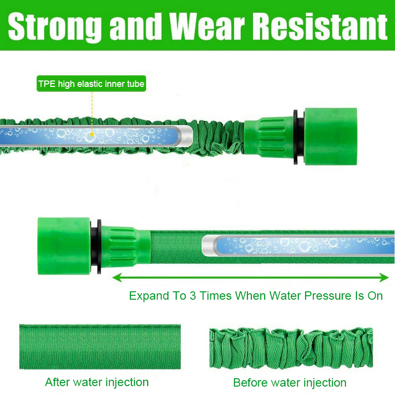 25FT-200FT Expandable Garden W - Flexible Hose Braided ulasan dan harga