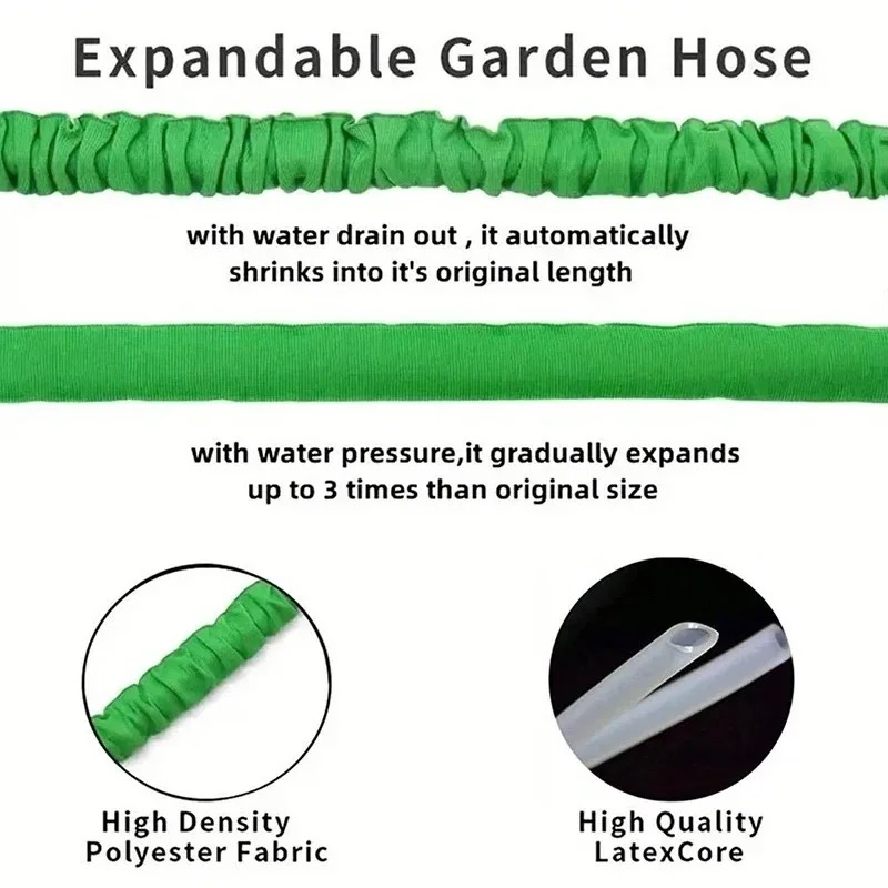 25FT-200FT Expandable Garden W - Flexible Hose Braided ulasan dan harga