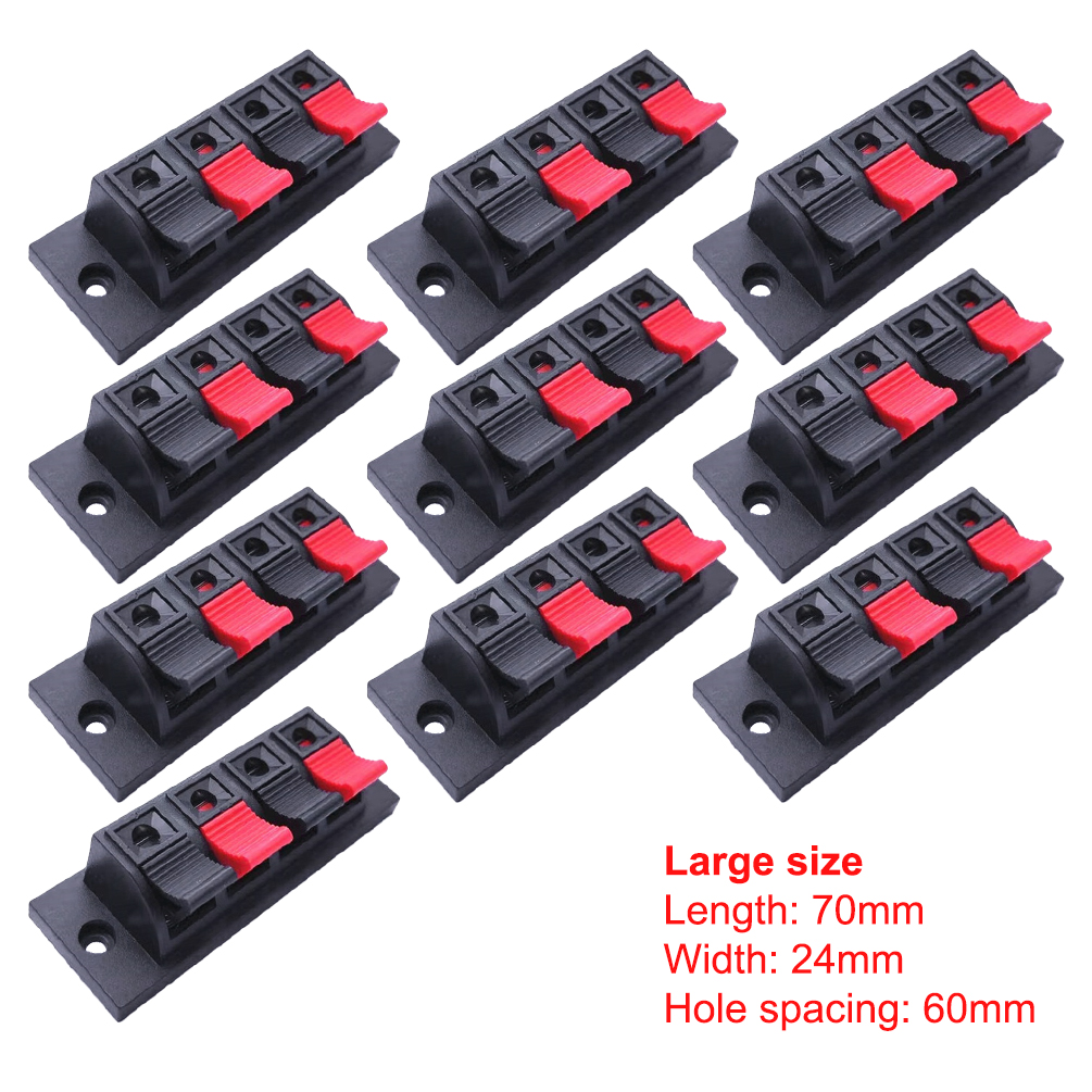 10 PCS Plastic Large 2 4 Posit - Push Fit Connector ulasan dan harga