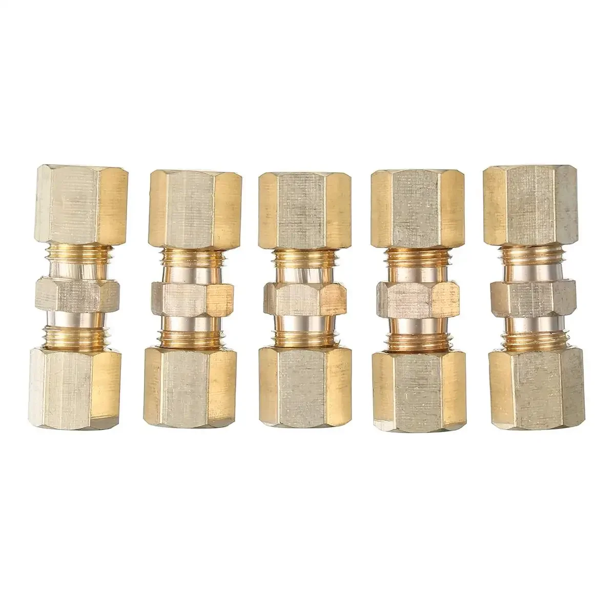 5pcs Brass Brake Line Union Fi - Compression Fitting Brass ulasan dan harga