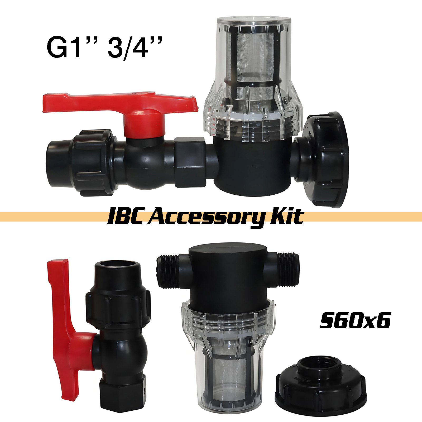 3Pcs Kit IBC water tank filter - Float Ball Valve ulasan dan harga