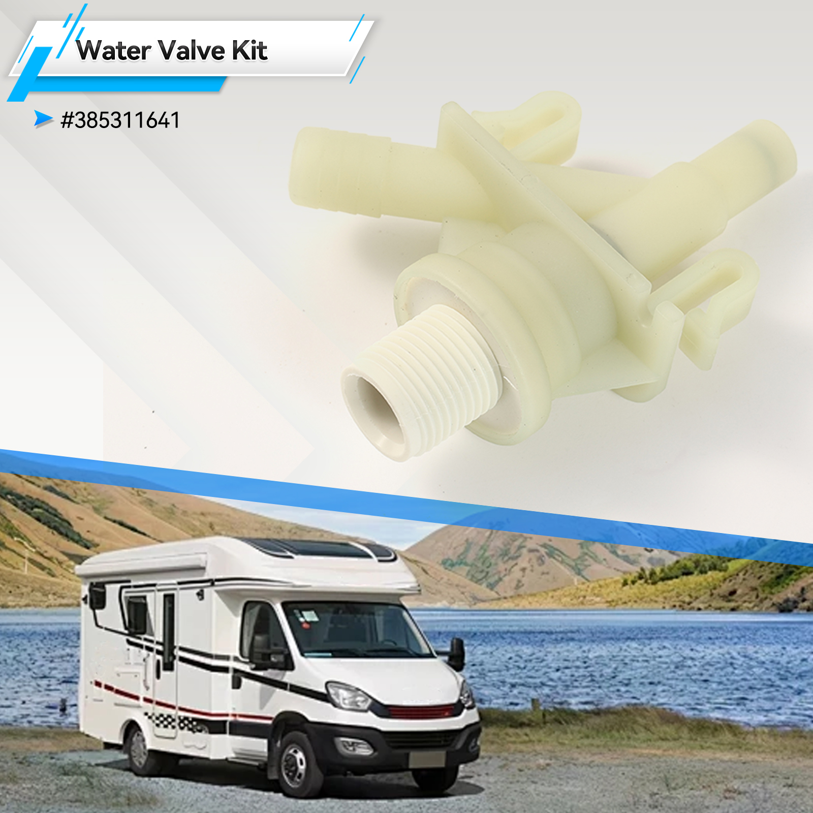 Plastic RV Camper Water Valve  - Toilet Fill Valve ulasan dan harga