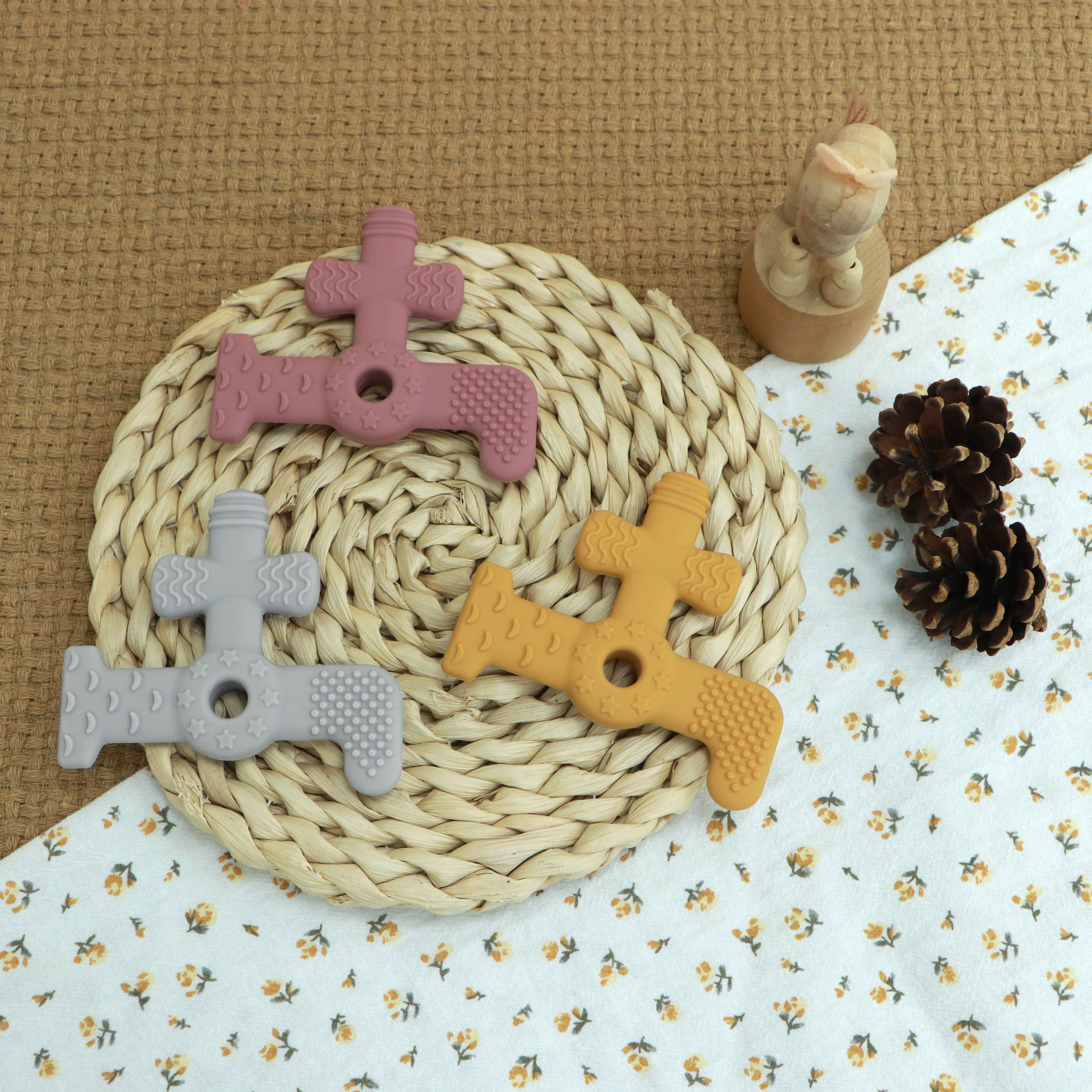 Faucet Shape Silicone Teether  - Silicone Tap Washer ulasan dan harga
