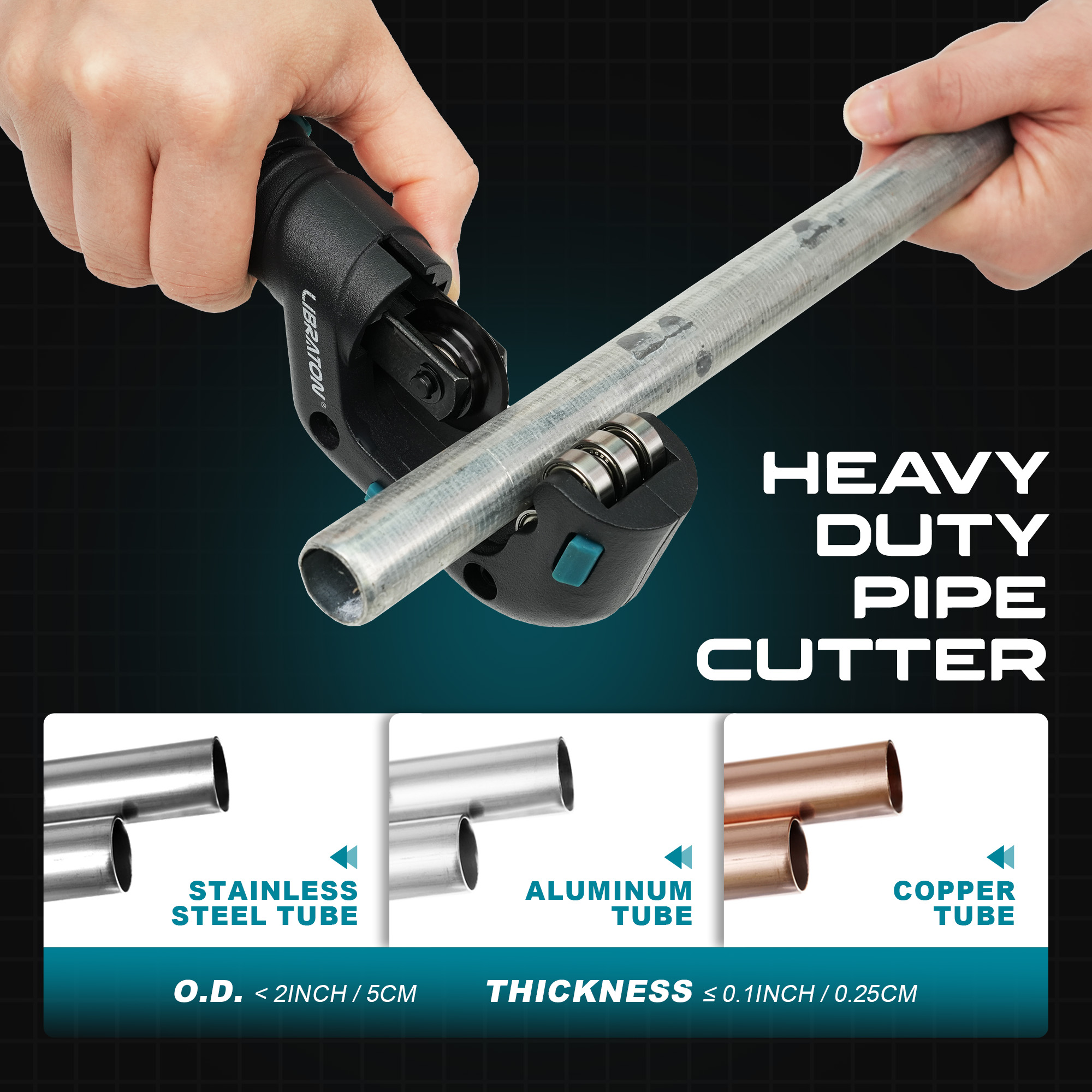 LIBRATON Pipe Cutter With Blad - Pipe Cutter Ratchet ulasan dan harga