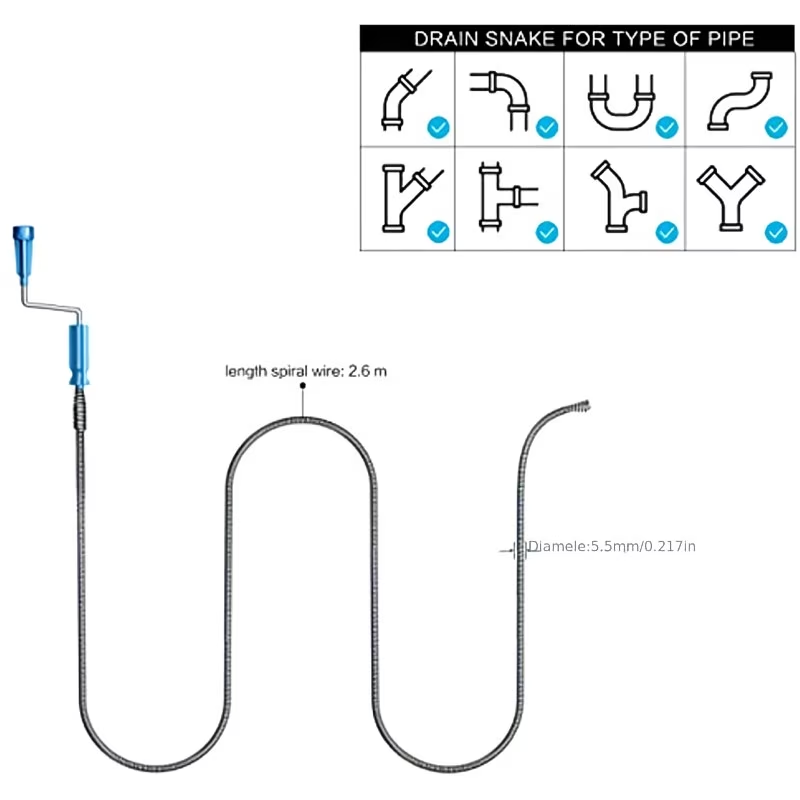Manual Flexible Spring Drain C - Drain Snake Flexible ulasan dan harga