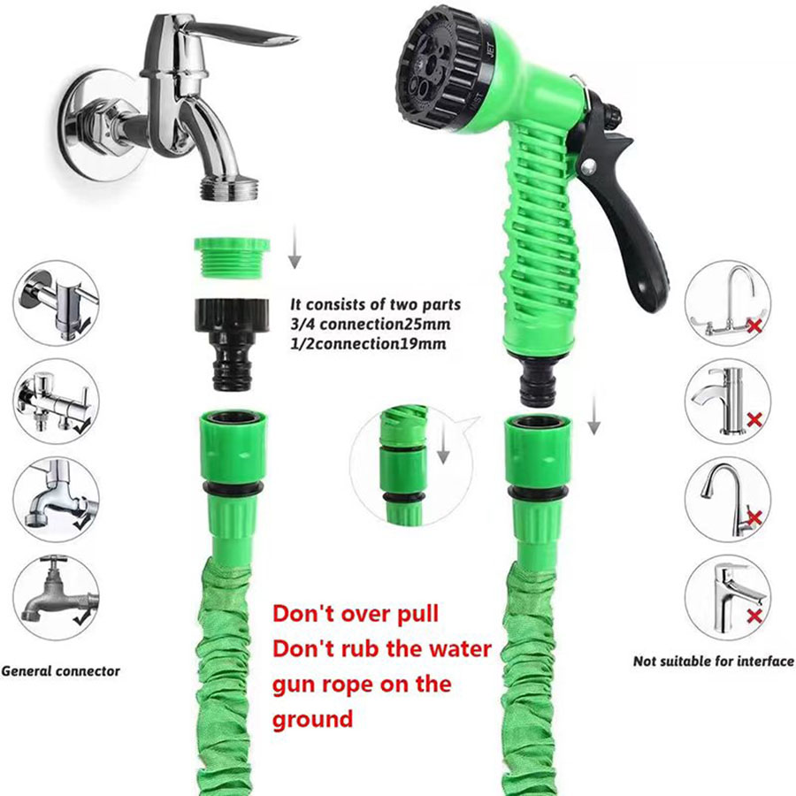 25FT-200FT Expandable Magic Ho - Flexible Hose Braided ulasan dan harga