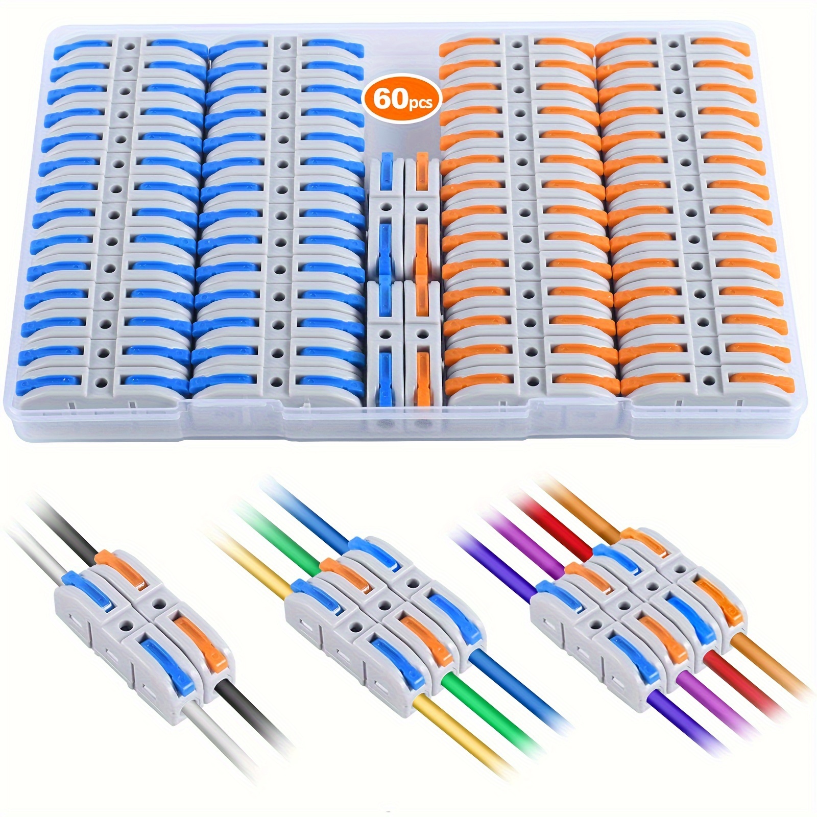 Lever Wire Connectors, 10pcs/6 - Push Fit Connector ulasan dan harga