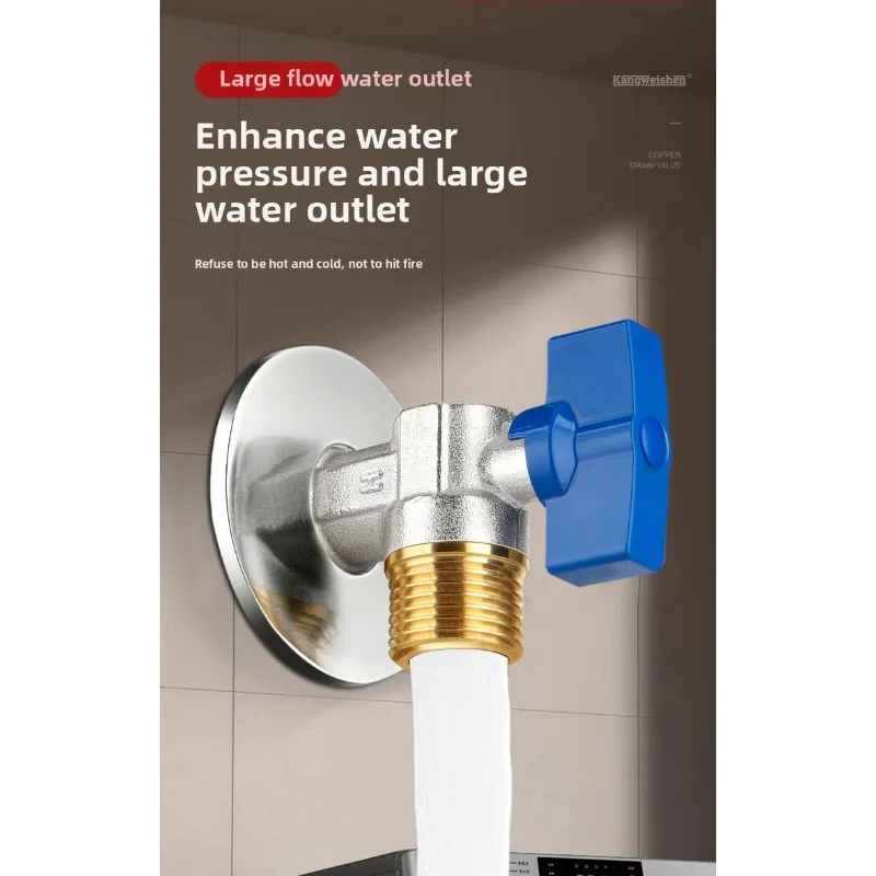 Brass Titanium G1/2 Toilet Flu - Toilet Fill Valve ulasan dan harga