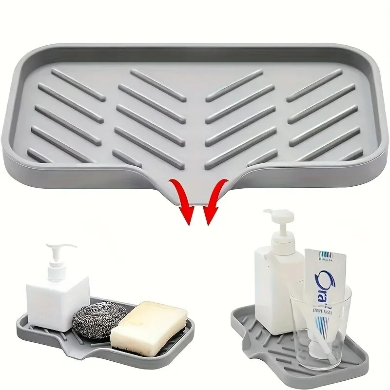 Self Draining Soap Bar Holder  - Silicone Tap Washer ulasan dan harga