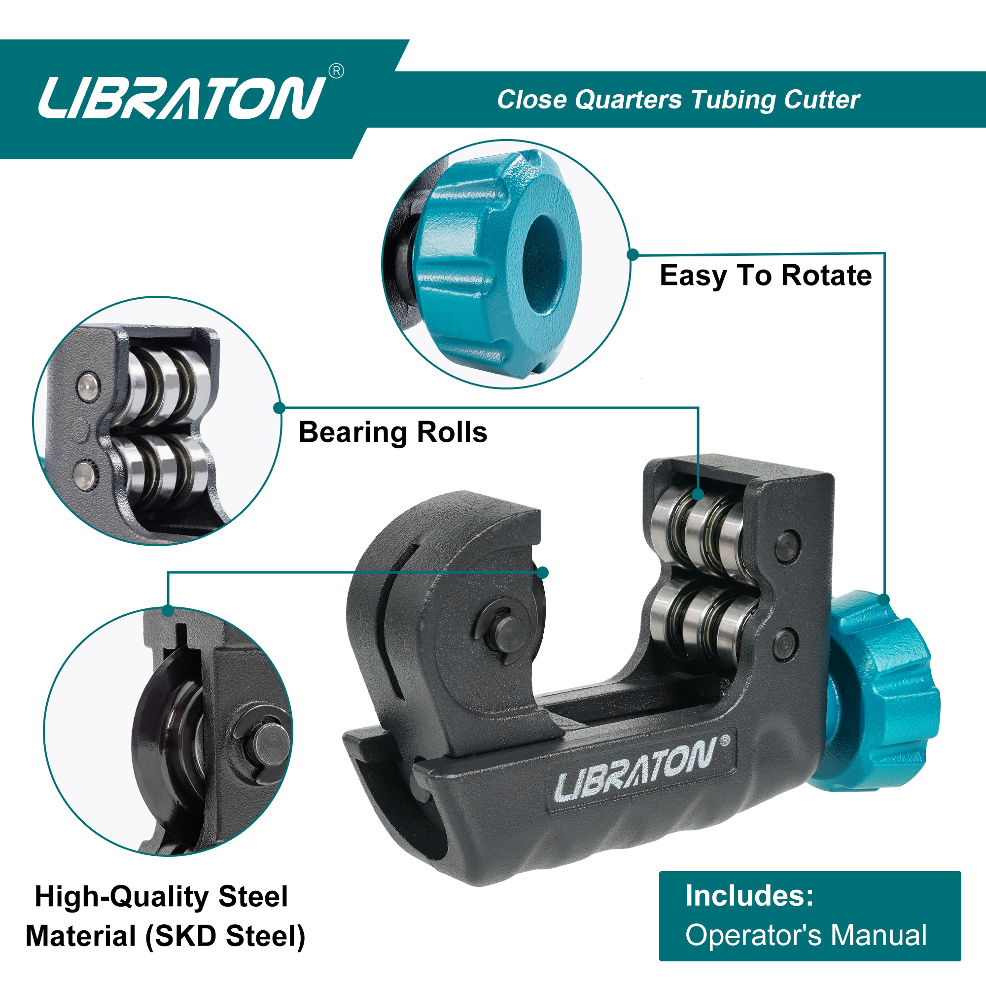 Libraton Tubing Cutter 4mm to  - Pipe Cutter Ratchet ulasan dan harga