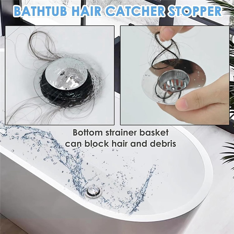 ABSE-Bathtub Drain Stopper, -U - Drain Pipe Clip ulasan dan harga
