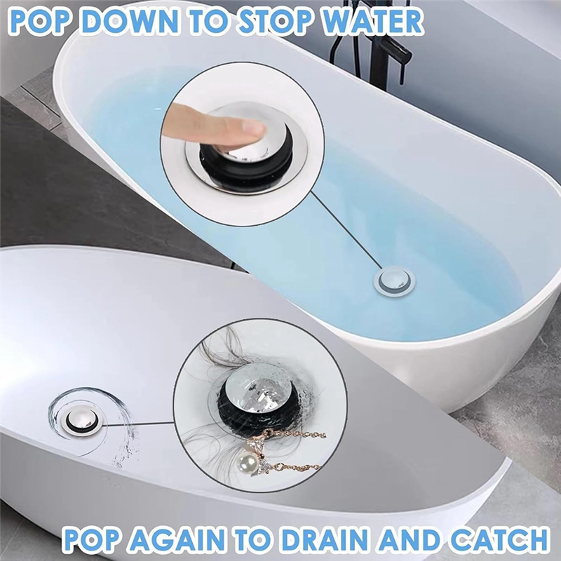 ABSE-Bathtub Drain Stopper, -U - Drain Pipe Clip ulasan dan harga