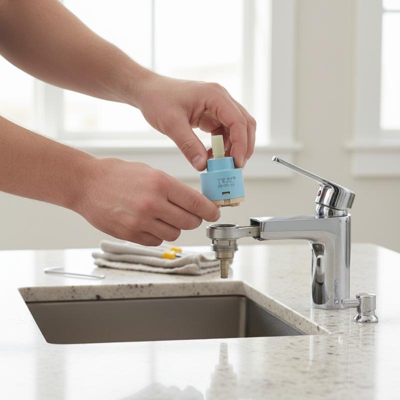 1Pcs Plastic Ceramic Cartridge - Basin Mixer Cartridge ulasan dan harga