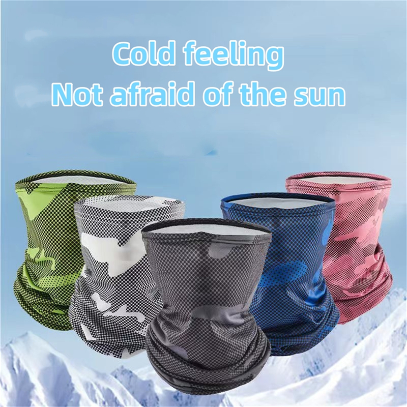 Protection Ice Silk Face Cover - Pipe Bending Spring ulasan dan harga
