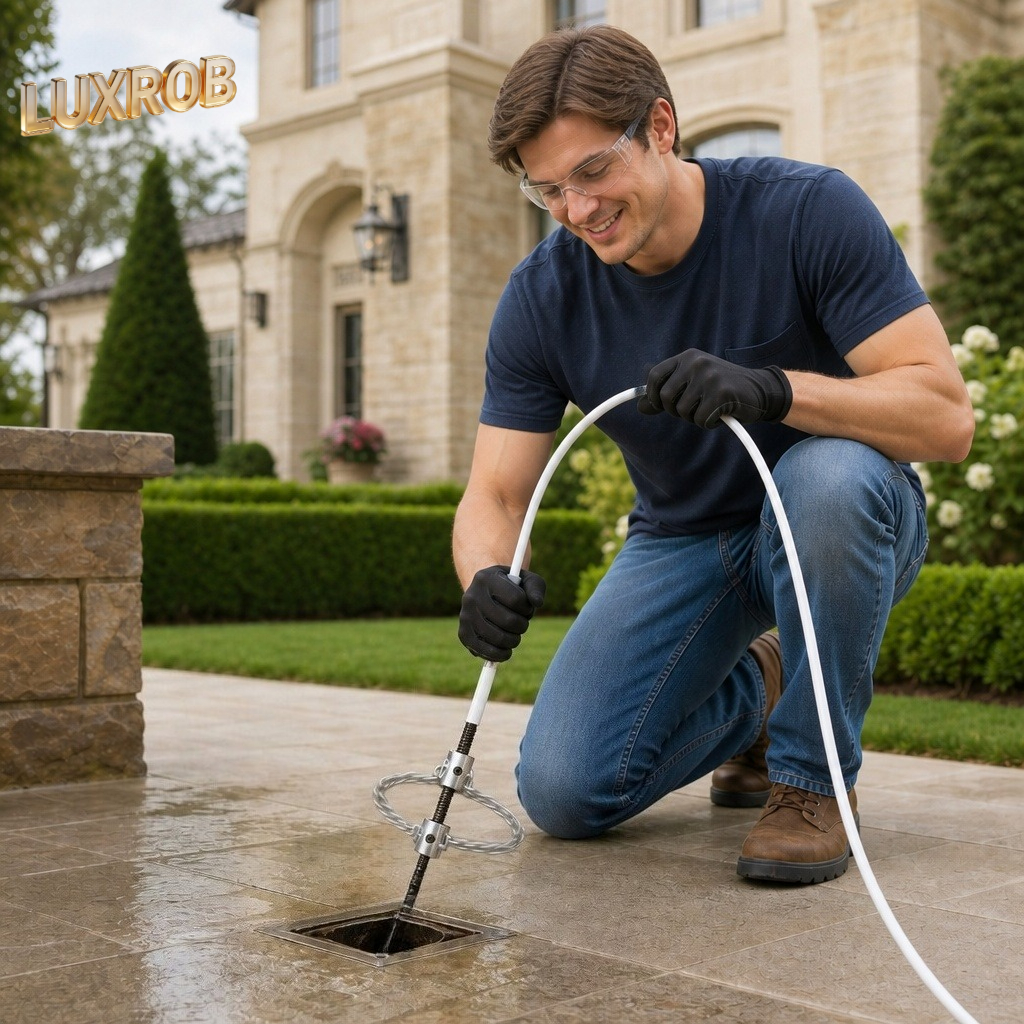Electric Drill Drain Auger Kit - Drain Snake Flexible ulasan dan harga